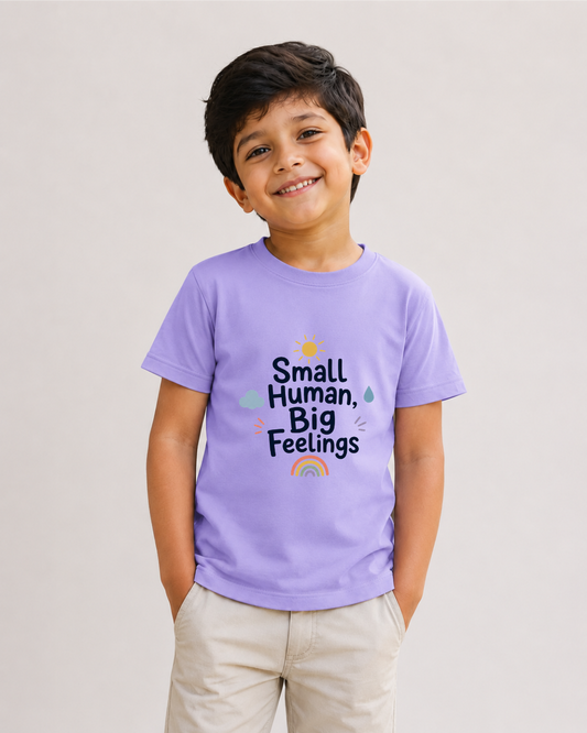 Small Human, Big Feelings | Kids Crew T-Shirt