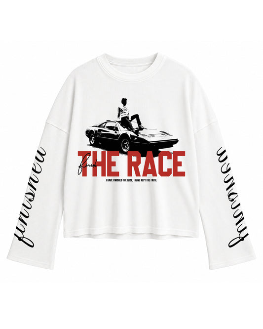 The Race Oversized Waffle Tee