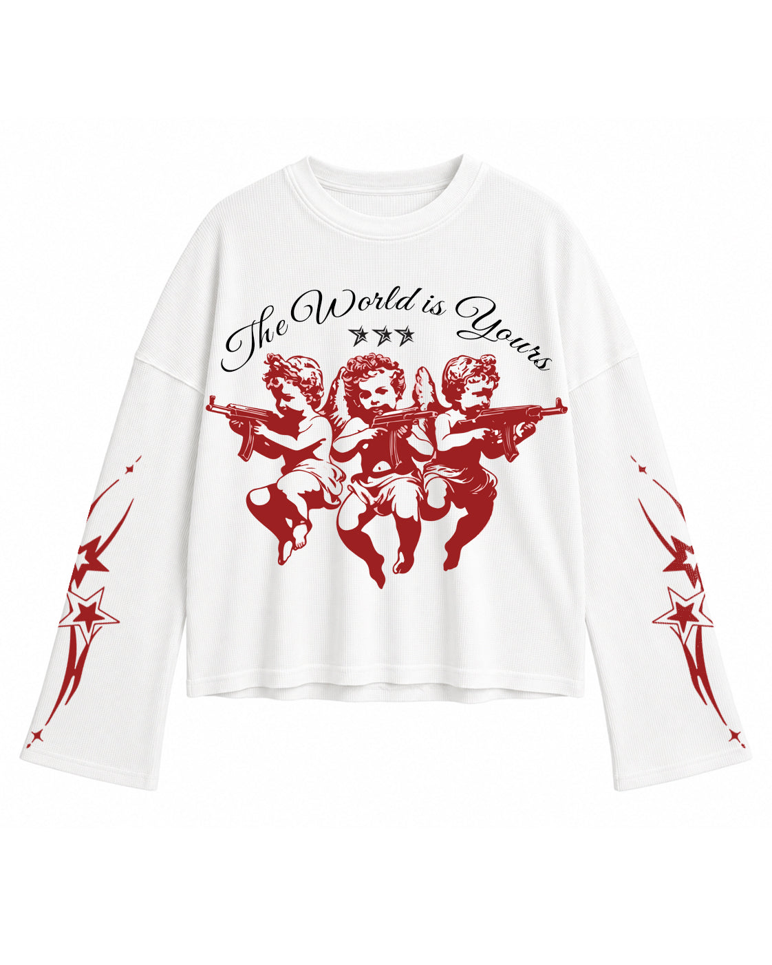 Heaven's Rebels Graphic Waffle Tee
